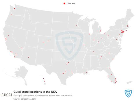 gucci number of locations.